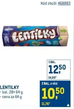 Makro Lentilky nabídka