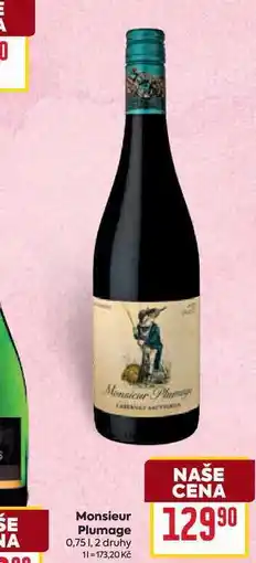 Billa Monsieur Plumage nabídka