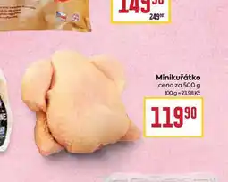 Billa Minikuřátko cena za nabídka