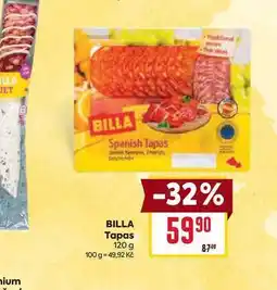 Billa BILLA Tapas nabídka