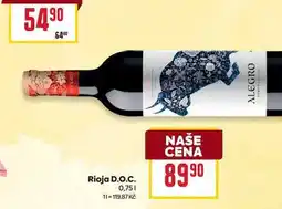 Billa Rioja D.O.C nabídka