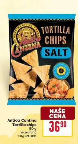 Billa Antica Cantina Tortilla chips nabídka