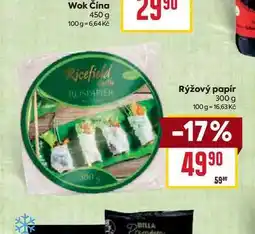 Billa Rýžový papír nabídka