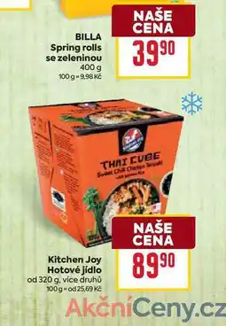 Billa Kitchen Joy Hotové jídlo od nabídka