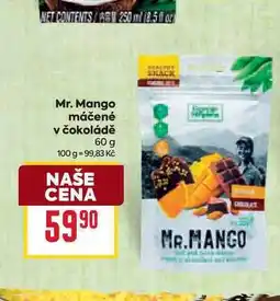 Billa Mr. Mango máčené v čokoládě nabídka