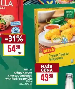 Billa BILLA Cream Cheese Jalapeños with Red Pepper Dip nabídka