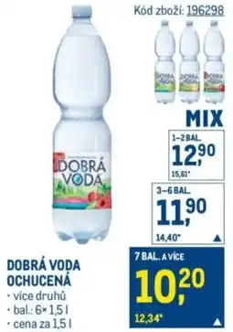 Makro Dobrá voda ochucená nabídka