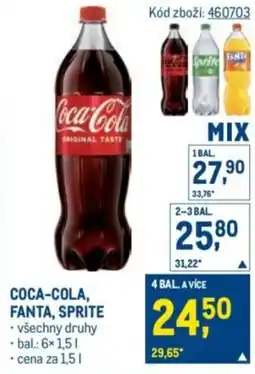 Makro Coca-cola, fanta, sprite nabídka