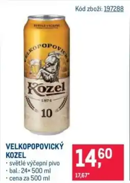 Makro Velkopopovický kozel nabídka