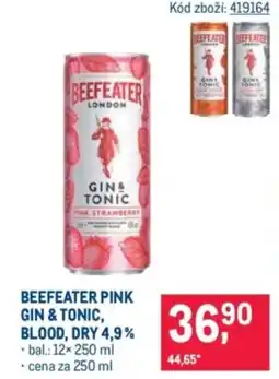 Makro Beefeater pink gin & tonic, blood, dry 4,9% nabídka