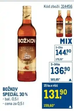 Makro Božkov speciál 30% nabídka