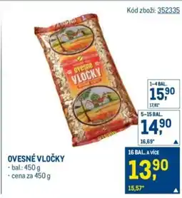 Makro Ovesné vločky nabídka