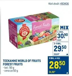 Makro Teekanne world of fruits forest fruits nabídka