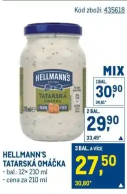 Makro Hellmann's tatarská omáčka nabídka