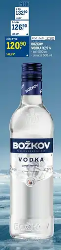 Makro Božkov vodka 37,5% nabídka