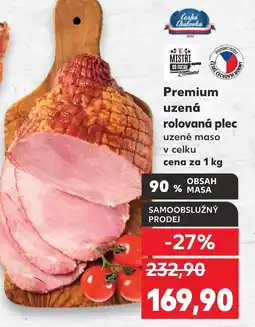 Kaufland Premium uzená rolovaná plec nabídka