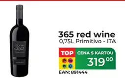 Tamda Foods 365 red wine Primitivo - ITA nabídka