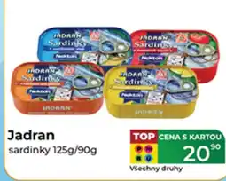 Tamda Foods Jadran sardinky nabídka