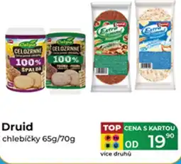 Tamda Foods Druid chlebíčky nabídka