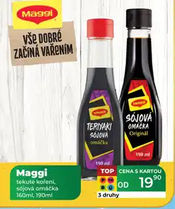 Tamda Foods Maggi tekuté koření, sójová omáčka nabídka