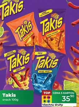 Tamda Foods Takis snack nabídka