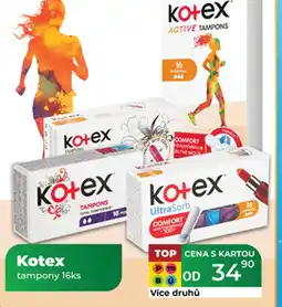 Tamda Foods Kotex tampony nabídka