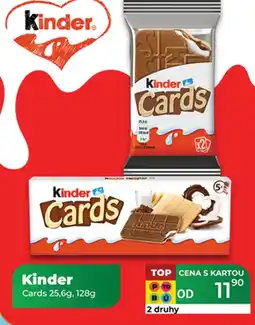 Tamda Foods Kinder Cards nabídka