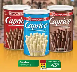 Tamda Foods Caprice Trubičky nabídka