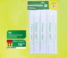Tamda Foods TD Hůlky bambusové nabídka