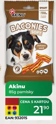 Tamda Foods Akinu pamlsky nabídka