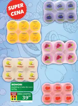Tamda Foods NOMORI pudding s nata de coco nabídka