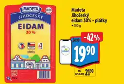 Albert Madeta Jihočeský eidam 30% - plátky nabídka