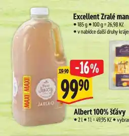 Albert Albert 100% šťávy 21 nabídka