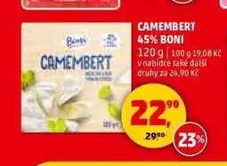 Penny Market CAMEMBERT 45% BONI nabídka