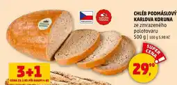 Penny Market CHLÉB PODMÁSLOVÝ KARLOVA KORUNA nabídka