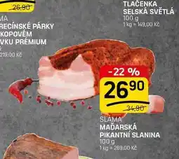 Flop MAĎARSKÁ PIKANTNÍ SLANINA nabídka