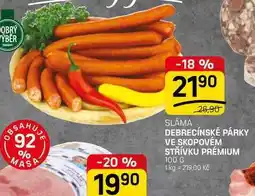 Flop DEBRECÍNSKÉ PÁRKY VE SKOPOVÉM STŘÍVKU PRÉMIUM nabídka