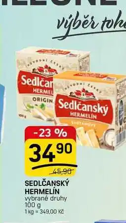 Flop SEDLČANSKÝ HERMELÍN vybrané druhy nabídka