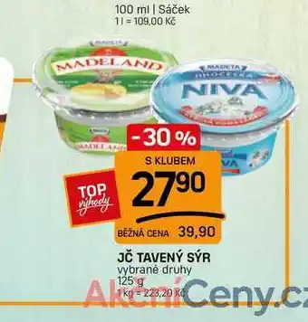 Flop JČ TAVENÝ SÝR nabídka