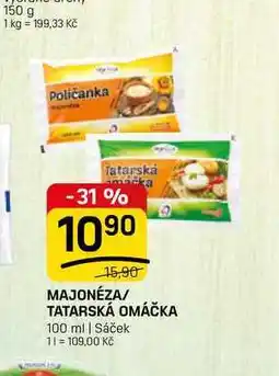 Flop MAJONÉZA/ TATARSKÁ OMÁČKA nabídka