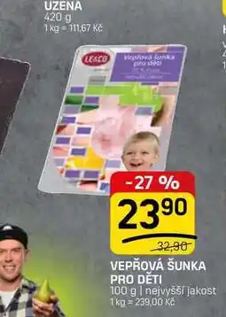 Flop VEPŘOVÁ ŠUNKA PRO DĚTI nabídka