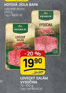Flop LOVECKÝ SALÁM VYSOČINA nabídka