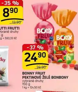 Flop BONNY FRUIT PEKTINOVÉ ŽELÉ BONBONY vybrané druhy nabídka