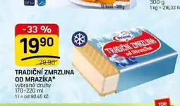 Flop TRADIČNÍ ZMRZLINA OD MRAZÍKA nabídka