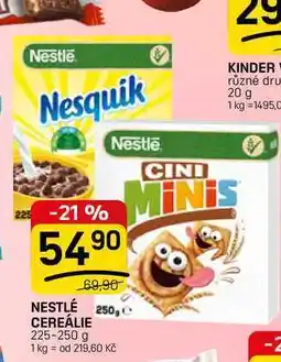 Flop NESTLÉ CEREÁLIE nabídka
