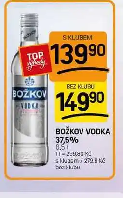 Flop BOŽKOV VODKA 37,5% nabídka