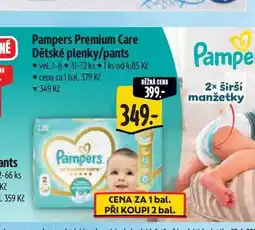 Albert Pampers Premium Care Dětské plenky/pants vel. 1-6 31-72 ks nabídka