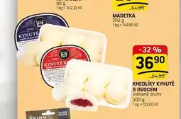 Flop KNEDLÍKY KYNUTÉ S OVOCEM vybrané druhy nabídka