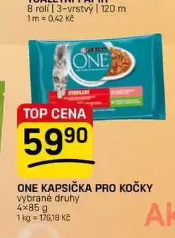 Flop ONE KAPSIČKA PRO KOČKY vybrané druhy nabídka