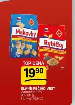 Flop SLANÉ PEČIVO VEST vybrané druhy nabídka